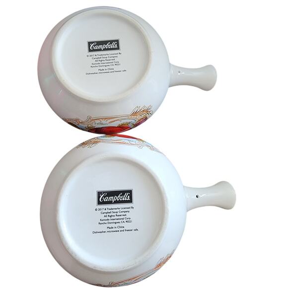 Campbell's Soup One Handle Ceramic 18oz Mug Set of 2 - Picture 4 of 9